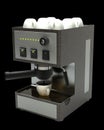 Modern coffee machine isolated Royalty Free Stock Photo