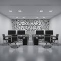 Modern Collaborative Workspace for High-Performance Teams Royalty Free Stock Photo