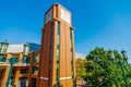 Modern college campus buildings Royalty Free Stock Photo