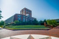 Modern college campus buildings Royalty Free Stock Photo