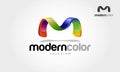 Modern Color Vector Solution Logo Template.