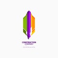 Modern colorful abstract logo or element design. Best for identity and logotypes