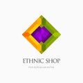 Modern colorful abstract logo or element design. Best for identity and logotypes