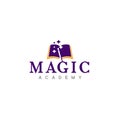 Modern colorful design MAGIC ACADEMY logo design
