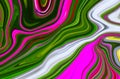 Modern colorful liquid art background. Wave color Liquid shape. Green, White and Pink colours. Abstract design, Flow Backgound Royalty Free Stock Photo