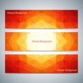 Modern Colorful Set Of Vector Banners For Your Design Royalty Free Stock Photo