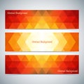 Modern Colorful Set Of Vector Banners For Your Design Royalty Free Stock Photo