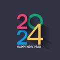 Modern colourful Happy New Year background
