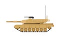 Modern combat tank isolated icon
