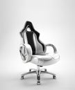 Modern comf generative AIortable chair for the designer isolated on white background Royalty Free Stock Photo