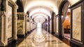 Modern commercial building lobby,office corridor, hotel passageway Royalty Free Stock Photo