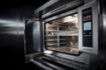 modern commercial oven with sleek design and touch-screen controls Royalty Free Stock Photo