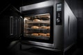 modern commercial oven with sleek design and touch-screen controls Royalty Free Stock Photo
