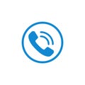 Modern communication contact us icon Royalty Free Stock Photo