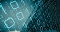 Modern computer binary code data background