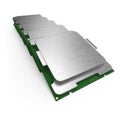Modern Computer Core Processing Unit CPU Row