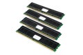 Modern computer memory modules with black radiator Royalty Free Stock Photo