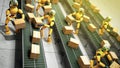 Modern concept of precise automated sorting in production or del