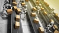 Modern concept of precise automated sorting in production or del