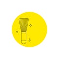 Modern concept Tassel for blush icon. Vector