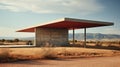 Modern Concrete Structure In Desert: A Charming Expressionist Architecture