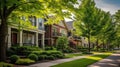 modern condominium townhouse building Royalty Free Stock Photo