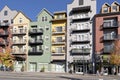 Modern condominiums in Gresham Oregon Royalty Free Stock Photo