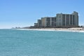 Modern condos on Jupiter beach Royalty Free Stock Photo