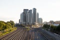 Modern Condos seen from Bathurst Bridge in Toronto