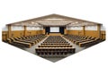 Modern conference hall with seating Royalty Free Stock Photo