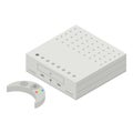 Modern console icon, isometric style