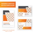 Company profile business brochure template design Premium Vector