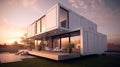 Modern container house, Conceptual modern house made from recycled containers