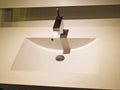 Modern contemporary designer bathroom sink Royalty Free Stock Photo