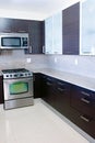 Modern contemporary style kitchen with granite top