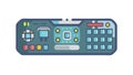 Modern Control Panel, Digital Interface Display, vector design Generative AI Royalty Free Stock Photo