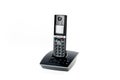 Modern cordless dect phone with answering machine isolated