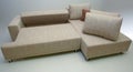 Modern corner sofa Royalty Free Stock Photo