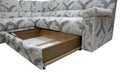 Modern corner sofa with box Royalty Free Stock Photo