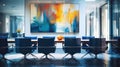 Modern corporate boardroom design Royalty Free Stock Photo