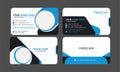 Modern Corporate Business card templates or Personal visiting card design Royalty Free Stock Photo