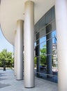 Modern Corporative Business Building Entrance