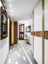 Modern corridor with wall cupboard Royalty Free Stock Photo