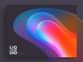 Modern Covers Template Design. Fluid colors. Trendy Holographic Gradient shapes for Presentation, Magazines, Flyers. EPS 10 Royalty Free Stock Photo