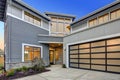 Modern craftsman style home exterior.