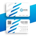 Modern creative business card design Royalty Free Stock Photo