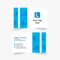 Modern Creative Business Card design Royalty Free Stock Photo