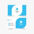 Modern Creative Business Card design Royalty Free Stock Photo
