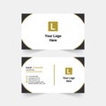 Modern Creative Business Card design Royalty Free Stock Photo