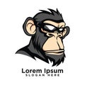 Modern Creative Esport Vector Monkey Face Modern Logo art design drawing